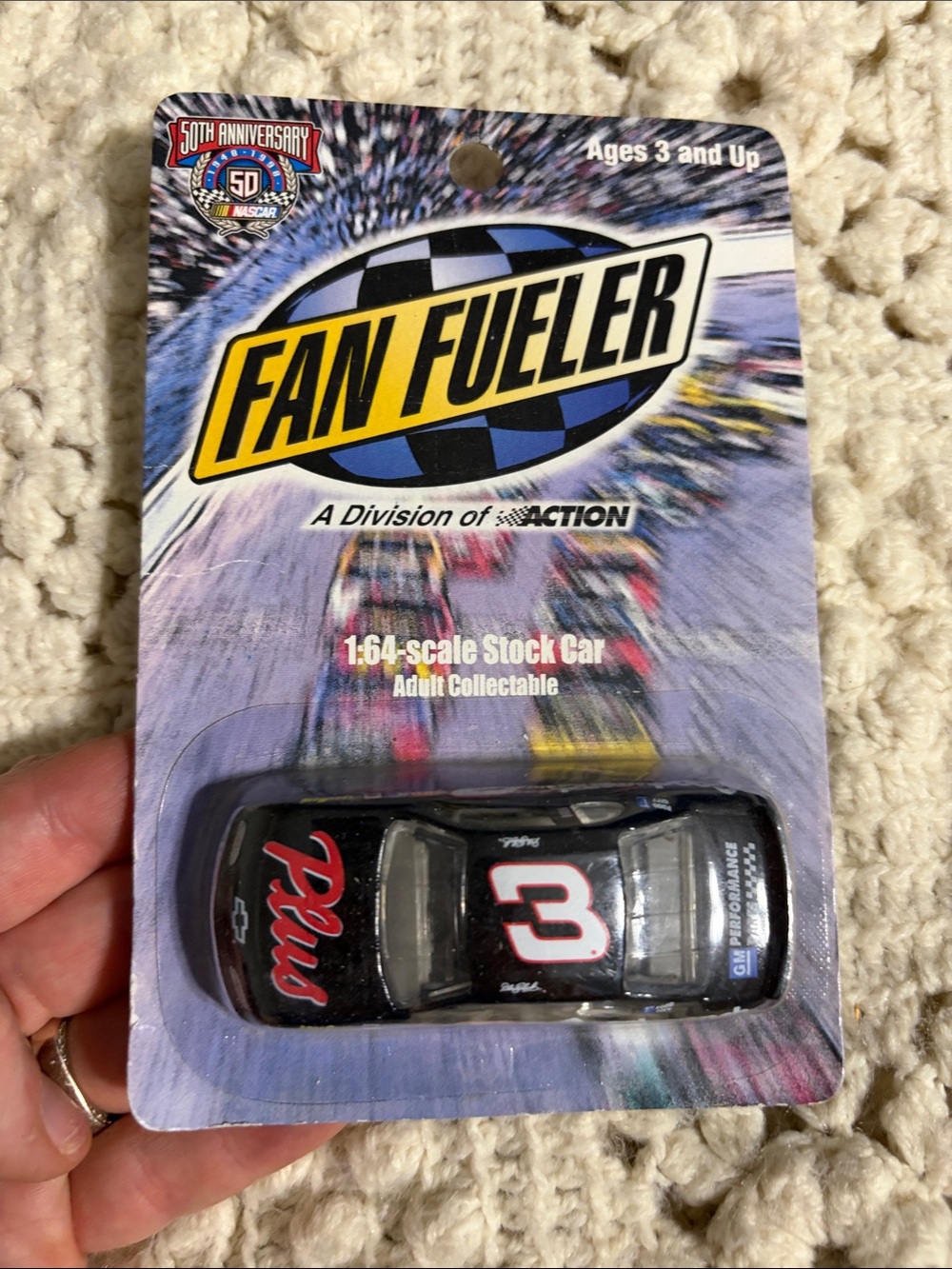 Nascar Fan Fueler Black #3 Stock Car Toy